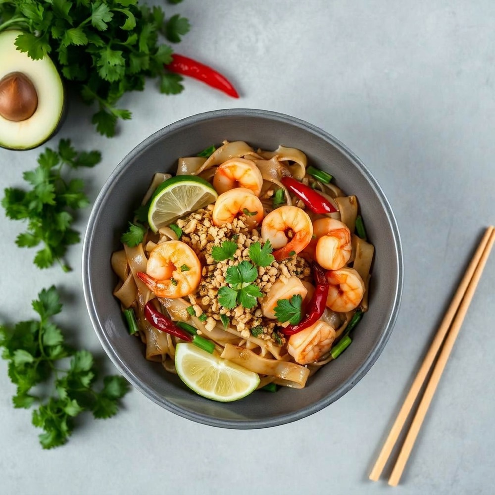 Shrimp Pad Thai, swapped in